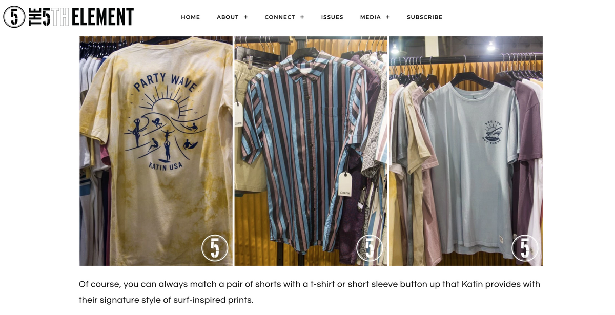 PRESS: 5th Element Magazine x Katin S/S '17 at Liberty Fairs