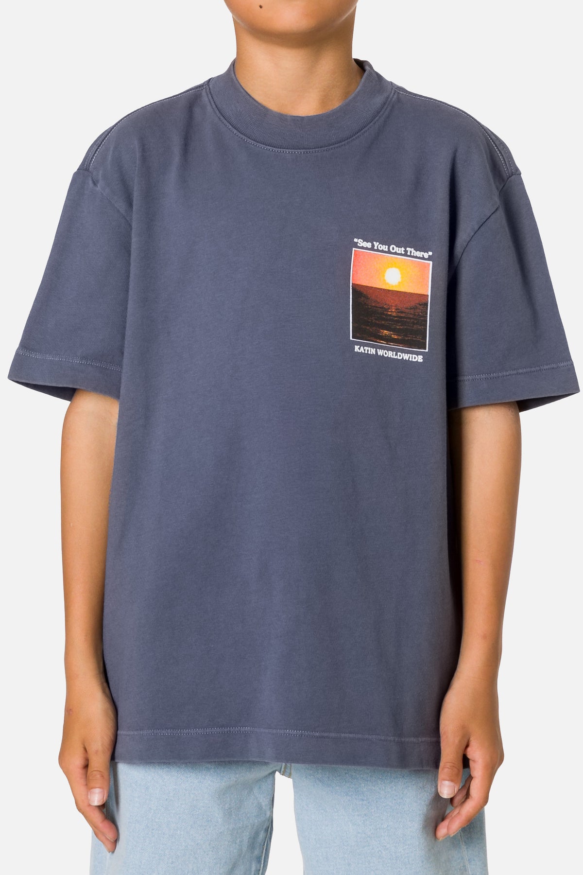 BOYS GEOGRAPHIC BOX FIT TEE