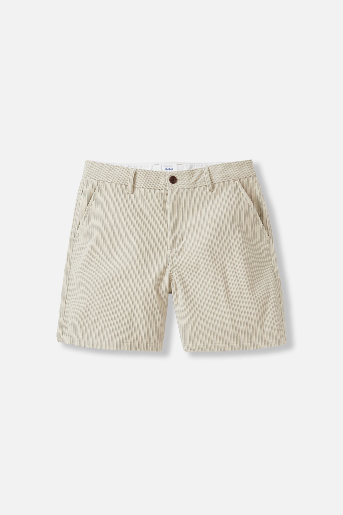 Katin Kenneth Short in Mineral Gray high low corduroy #color_mineral gray
