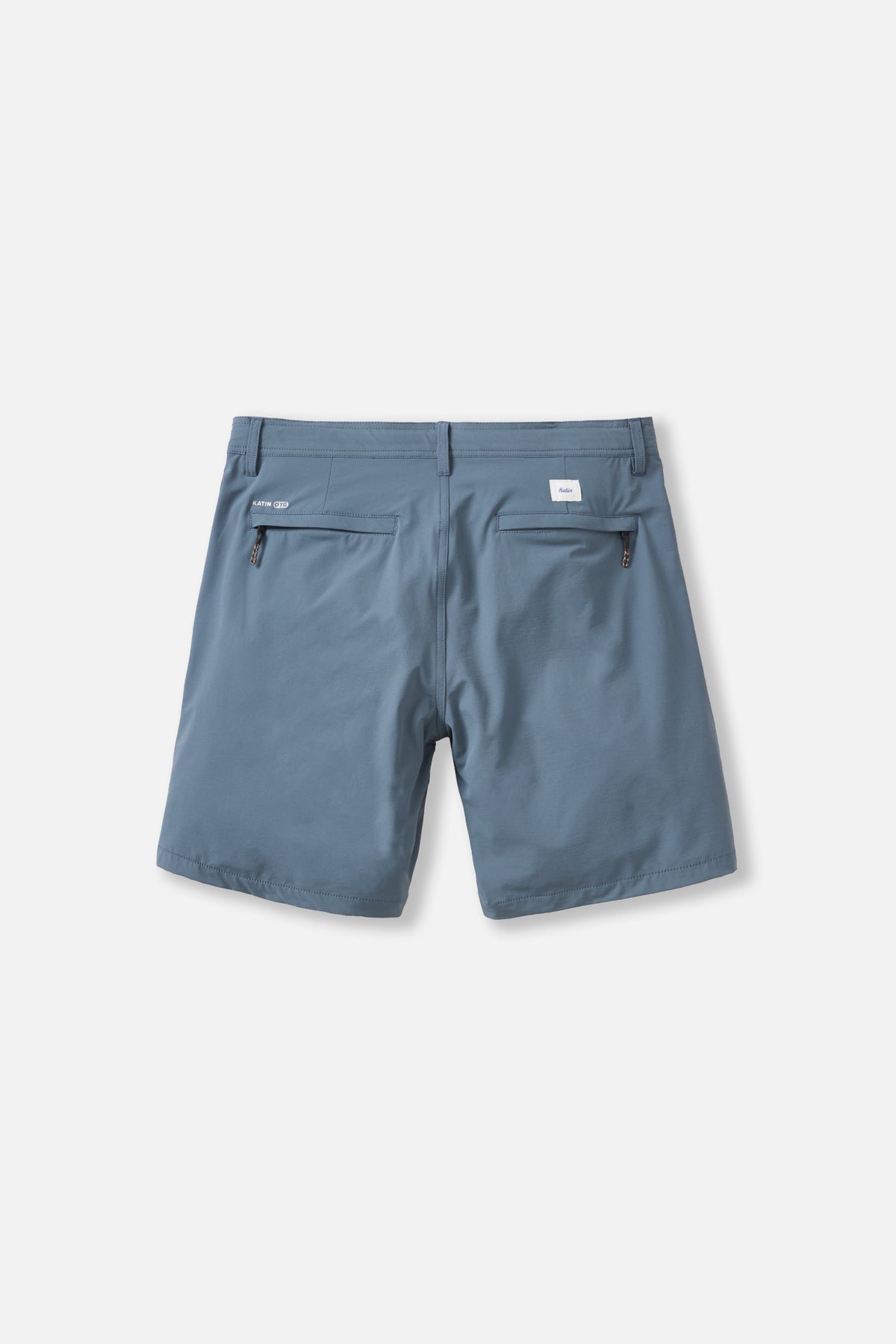Blue shorts on a white background