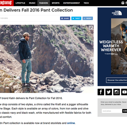 PRESS: BallerStatus.com Features Katin Pant Collection - Blog post image