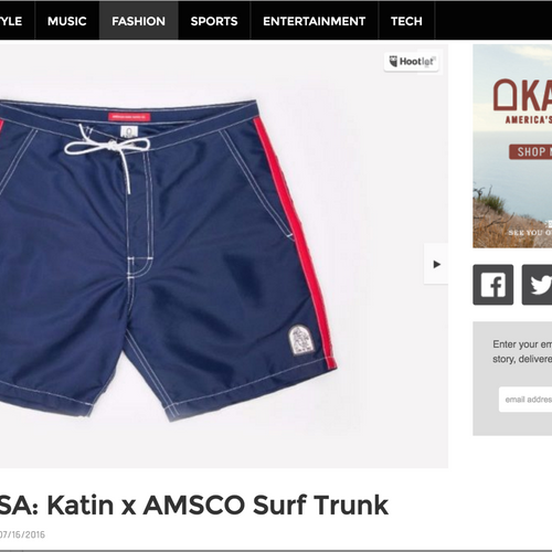 PRESS: BallerStatus.com "Made in the USA: Katin x AMSCO Surf Trunk" - Blog post image