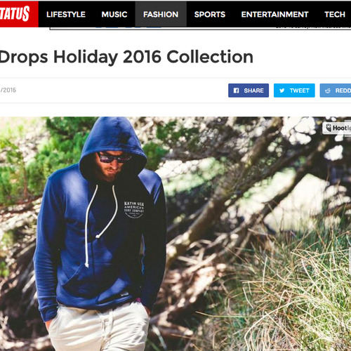 PRESS: BallerStatus.com "Katin Drops Holiday 2016 Collection" - Blog post image