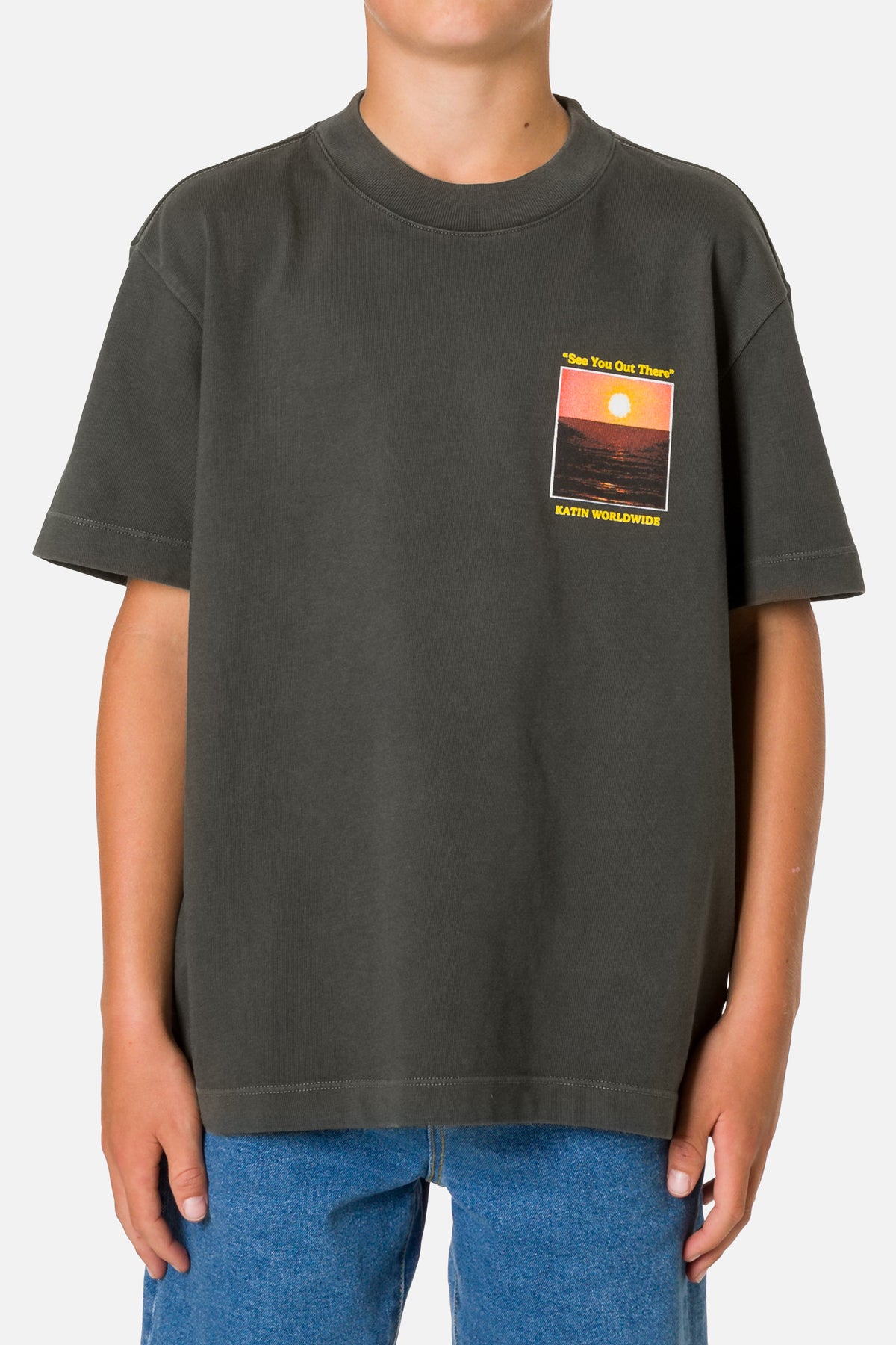 BOYS GEOGRAPHIC BOX FIT TEE