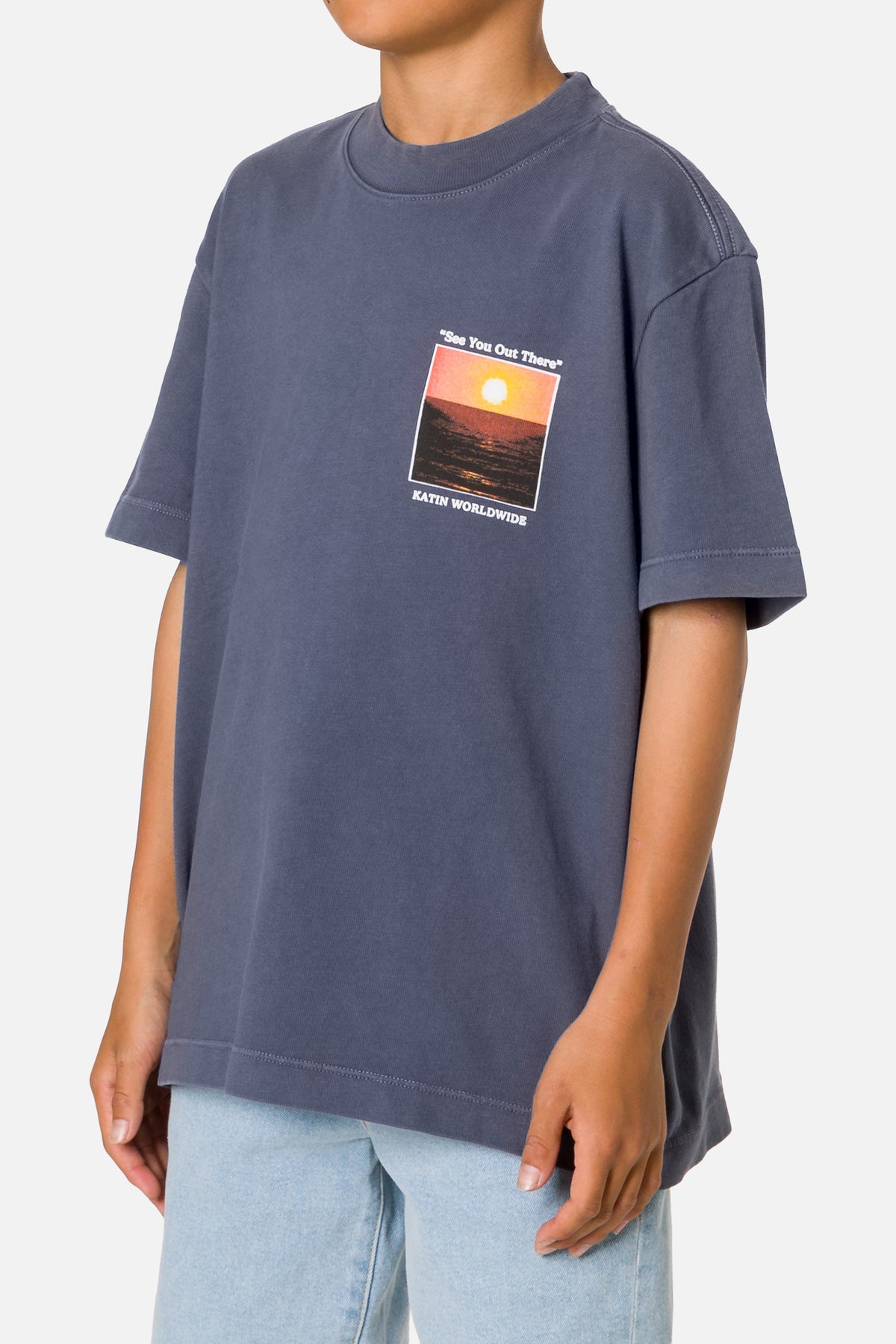 BOYS GEOGRAPHIC BOX FIT TEE
