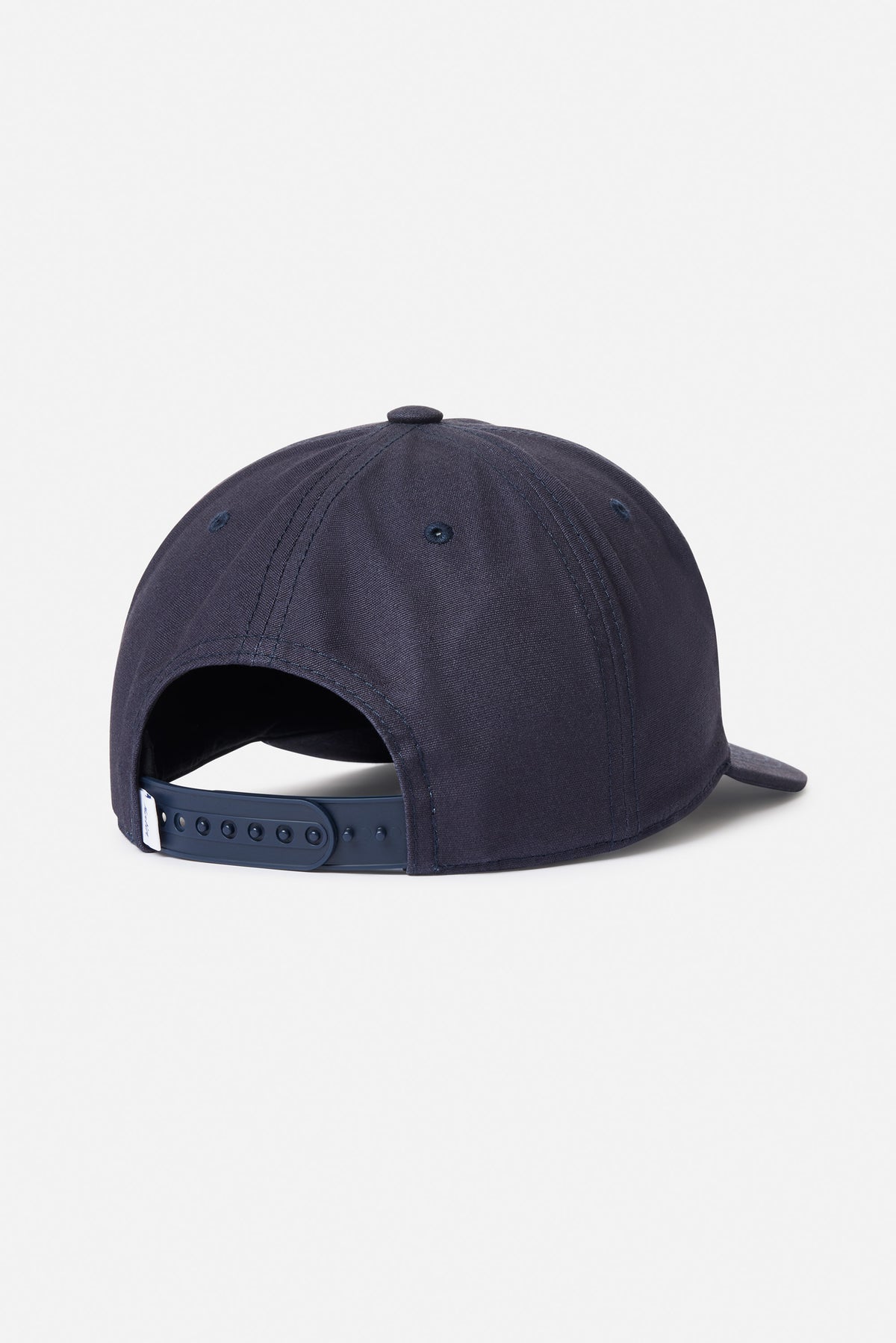 Navy blue cap on a light gray background