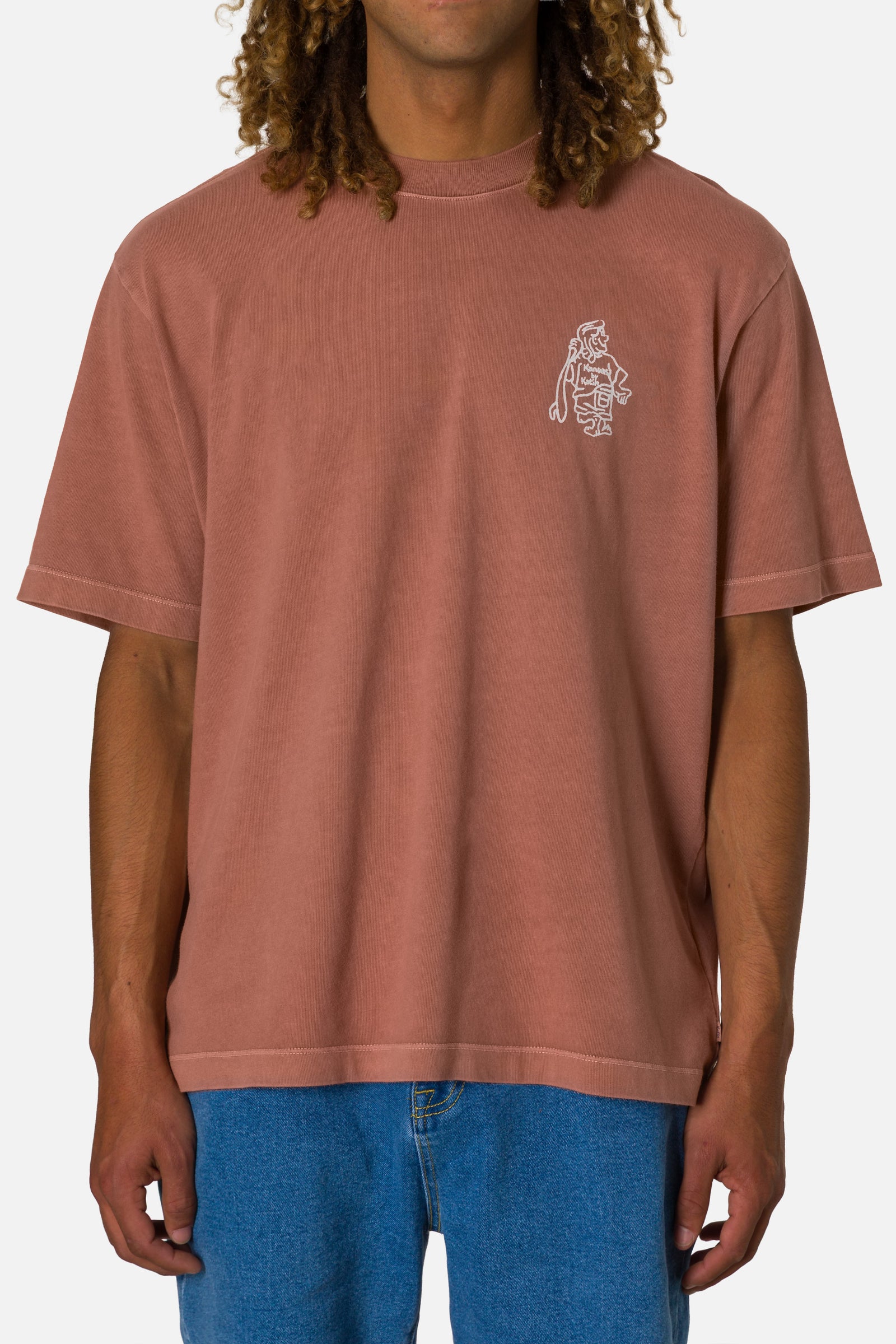 Katin hot line box fit tee red clay 03 k