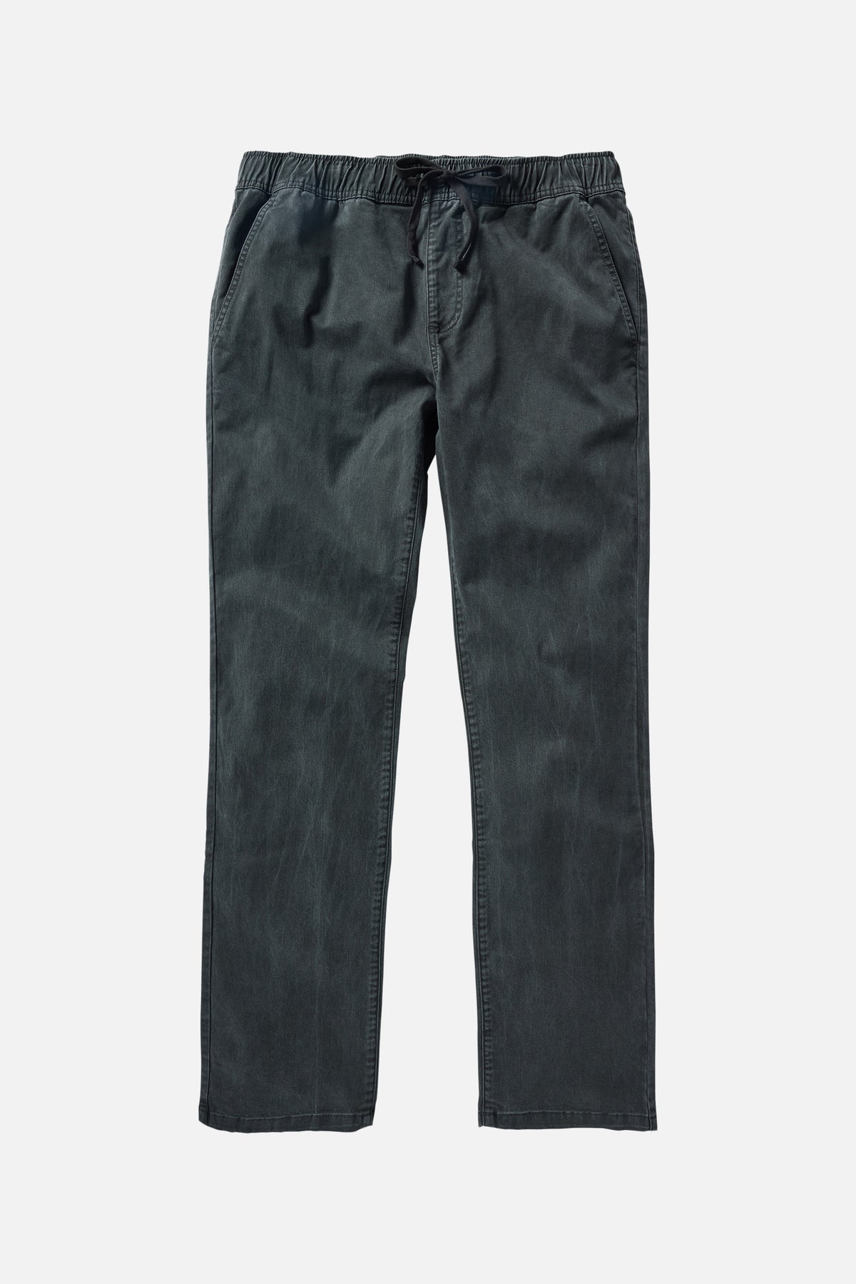 Dark gray pants on a white background