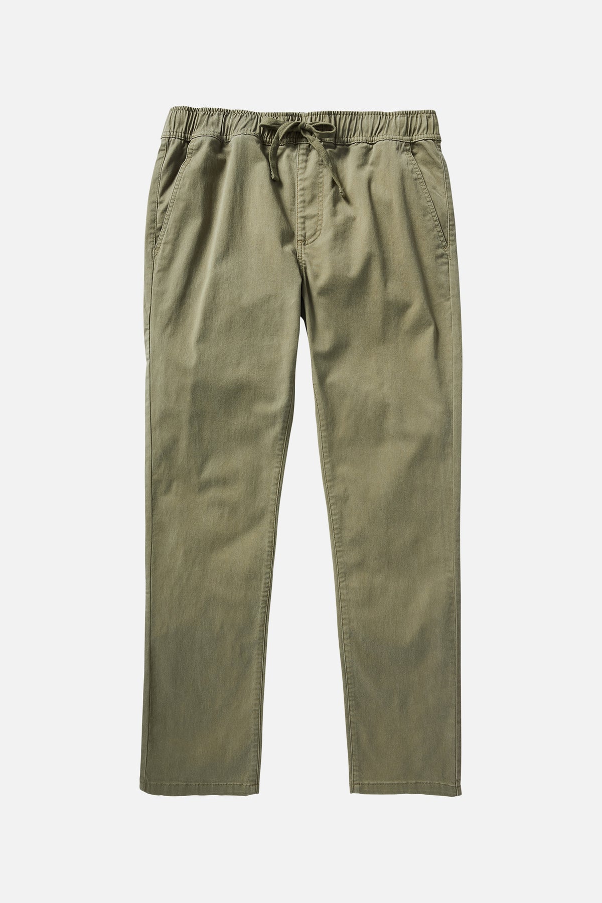 Green pants on a white background