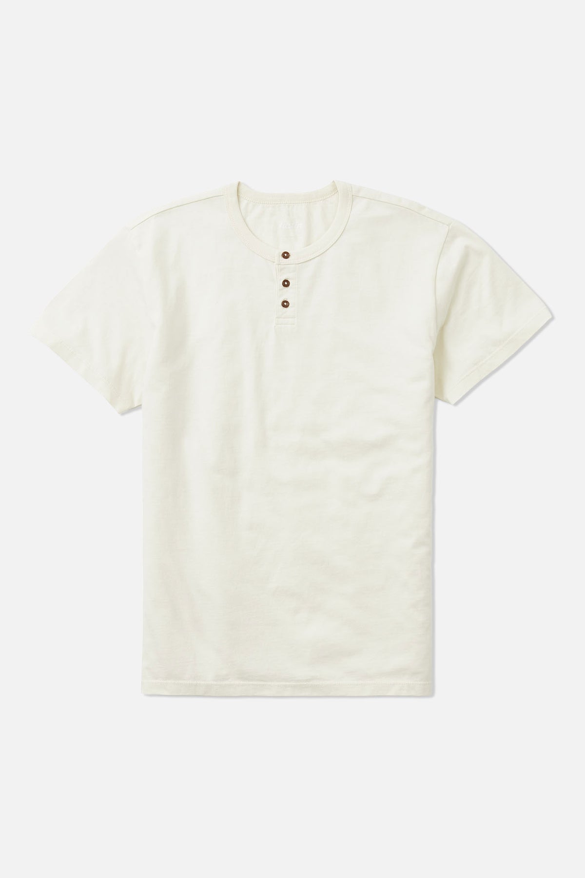 A white henley shirt 