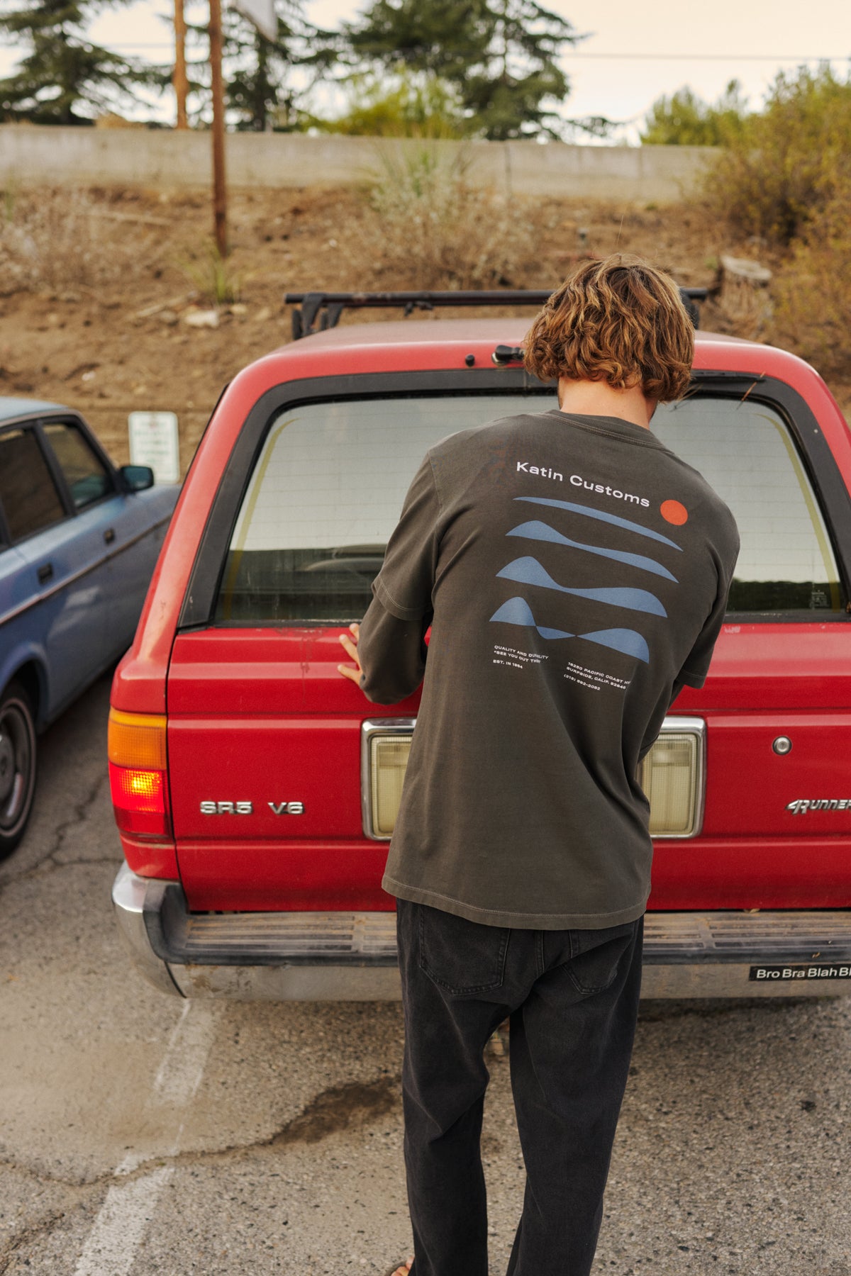 Man wearing t-shirt