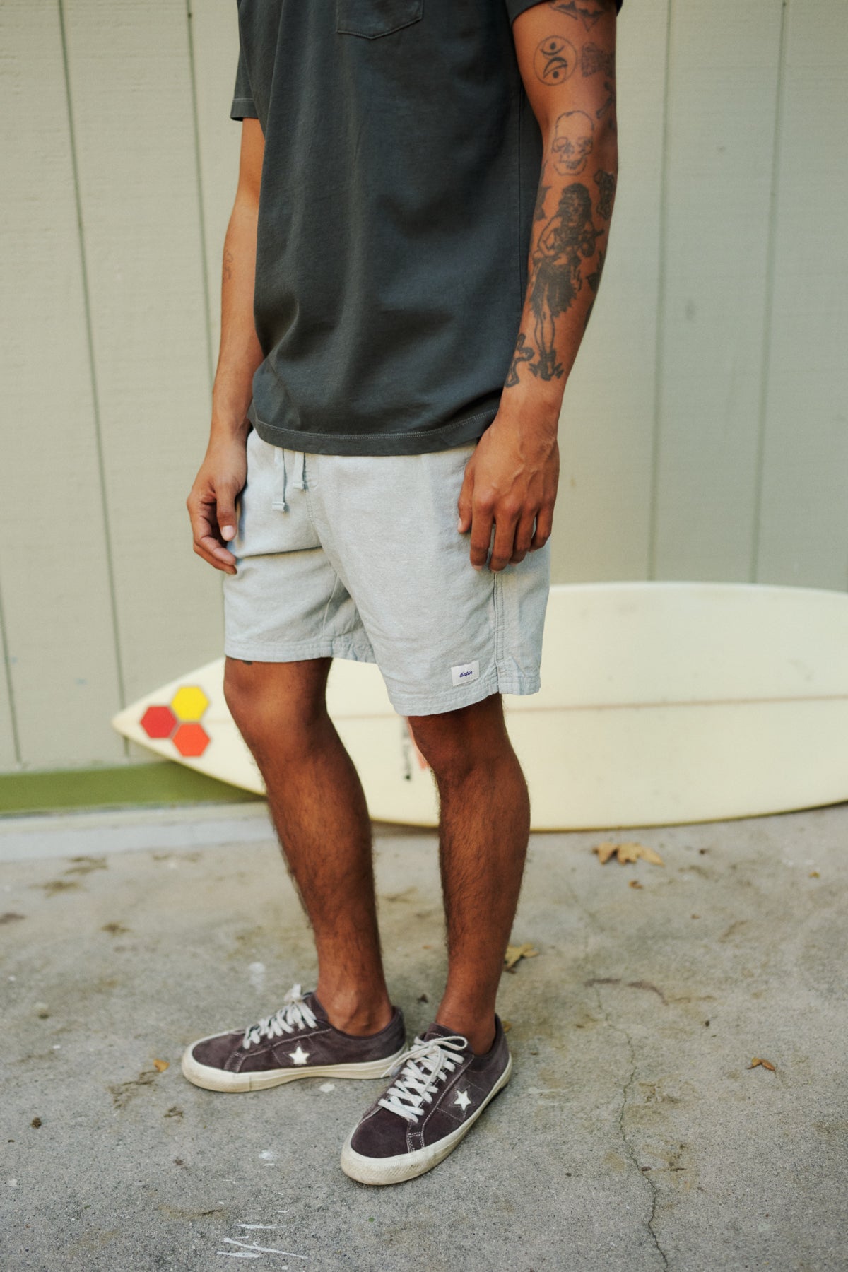 Katin Isaiah Local Short in Steel Blue #color_steel blue