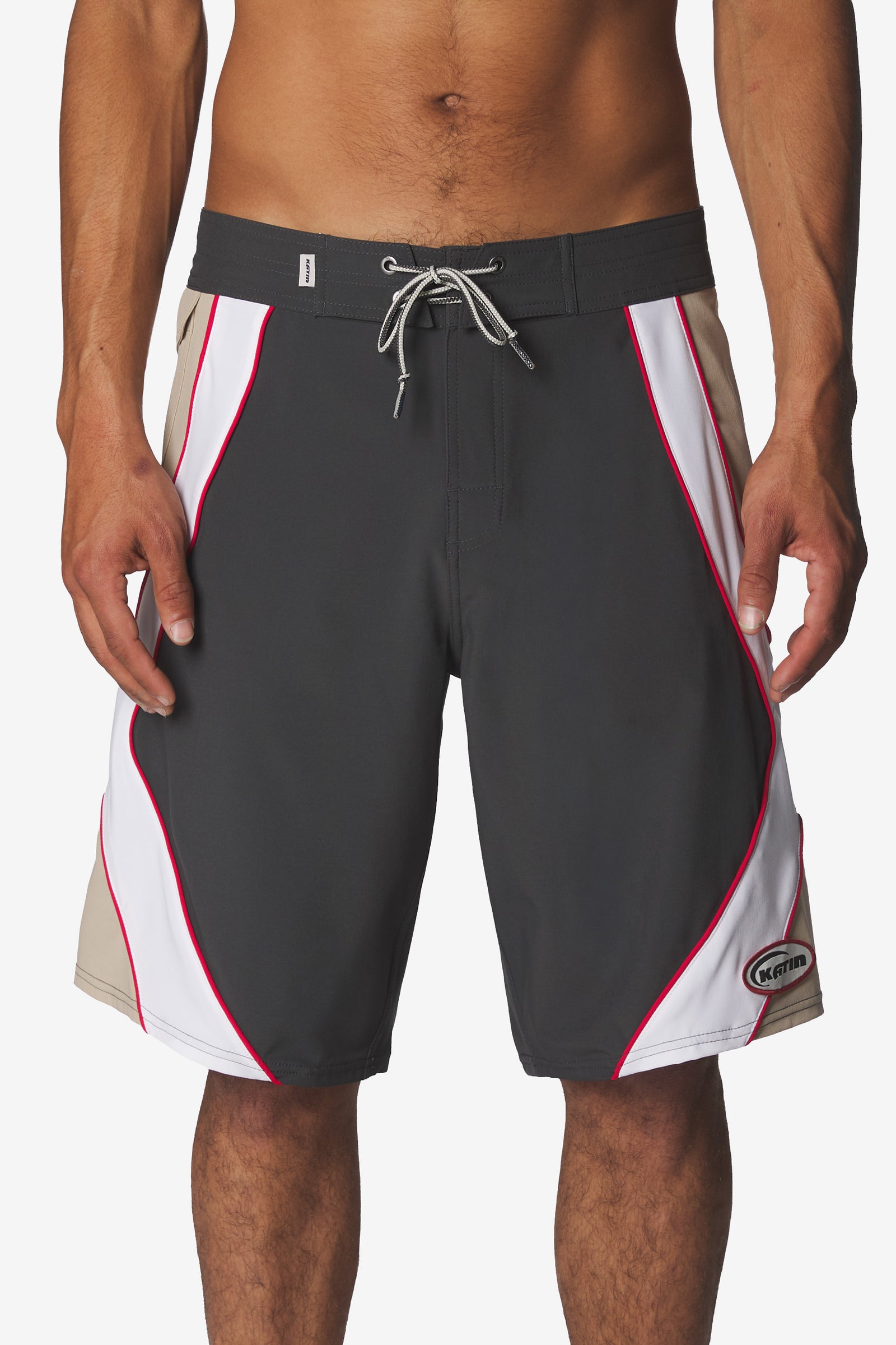 Katin su26 banner surf trunk black on model front_c66d892b f822 4f88 8208 cff4c87fd75a