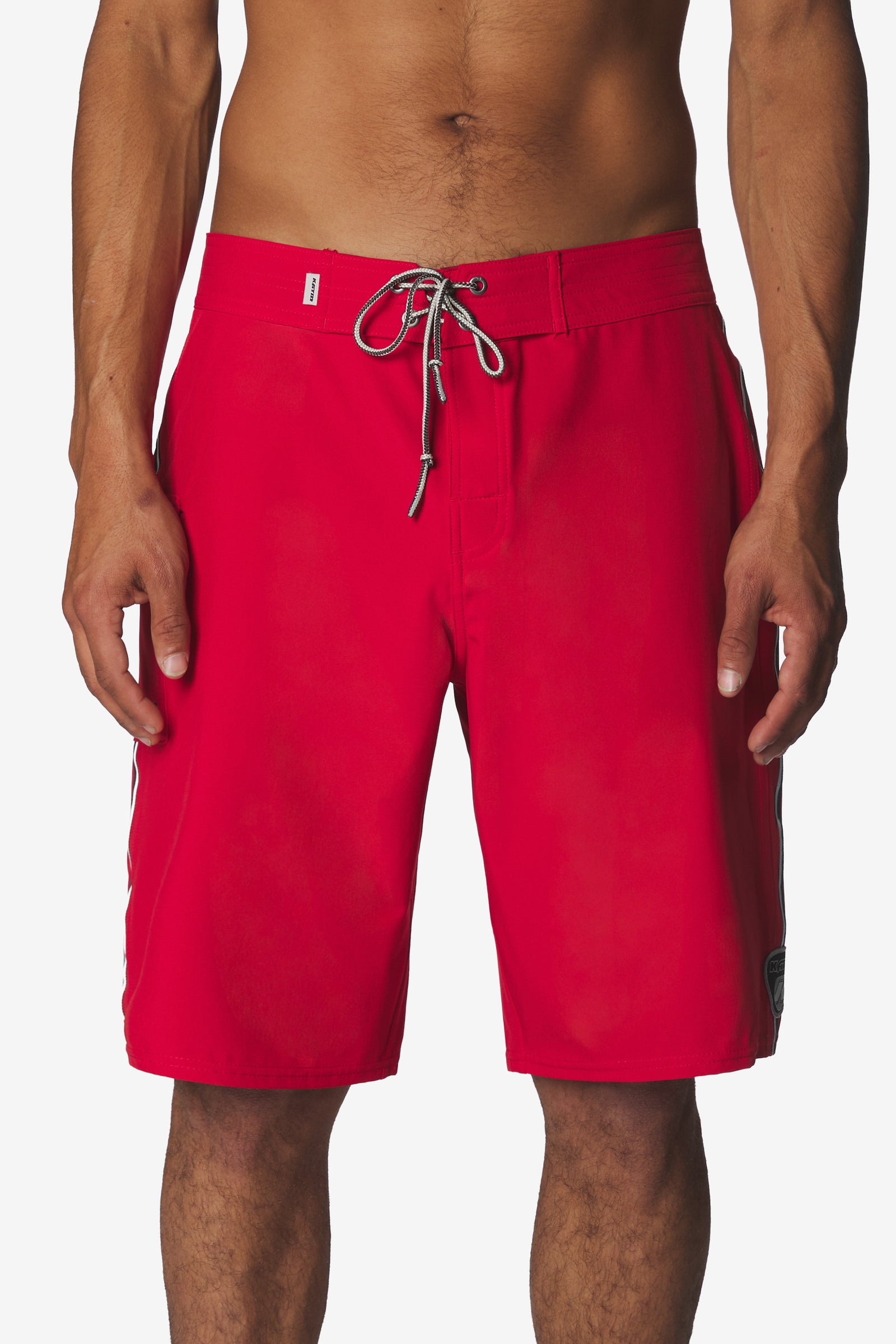 Katin su26 one fiftey one surf trunk red on model front_f6bf3c00 7f87 4314 a608 f5de2fe3a991