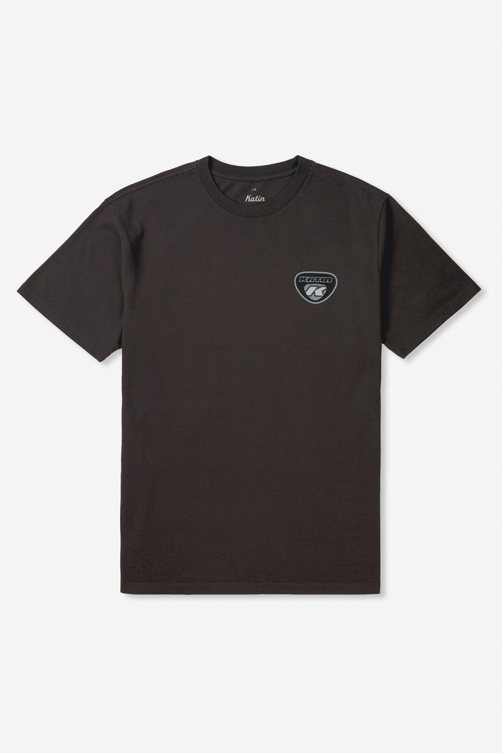 Katin su26 pick tee black wash flat lay front