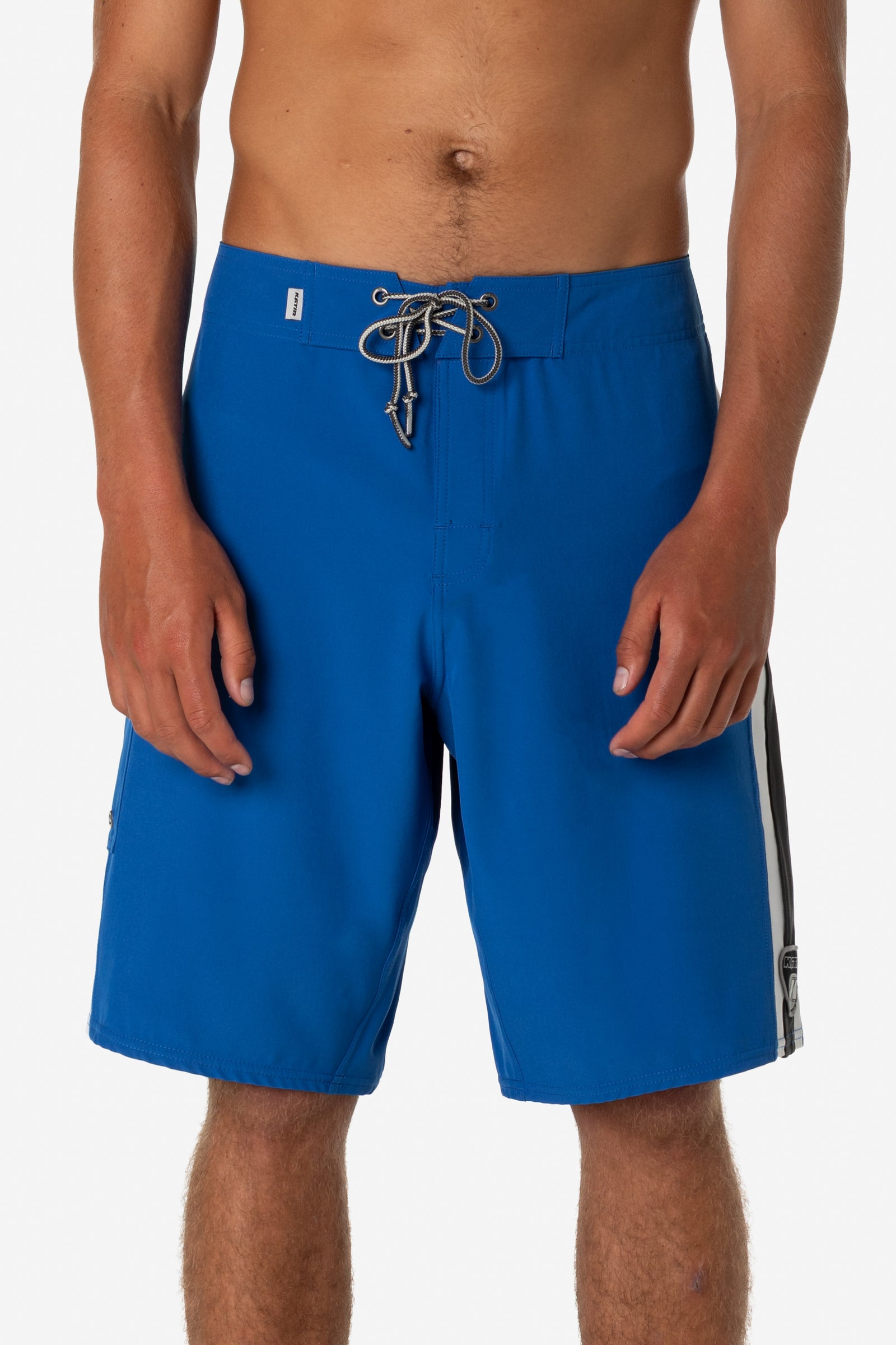Katin su26 track surf trunk royal blue on model 01 front