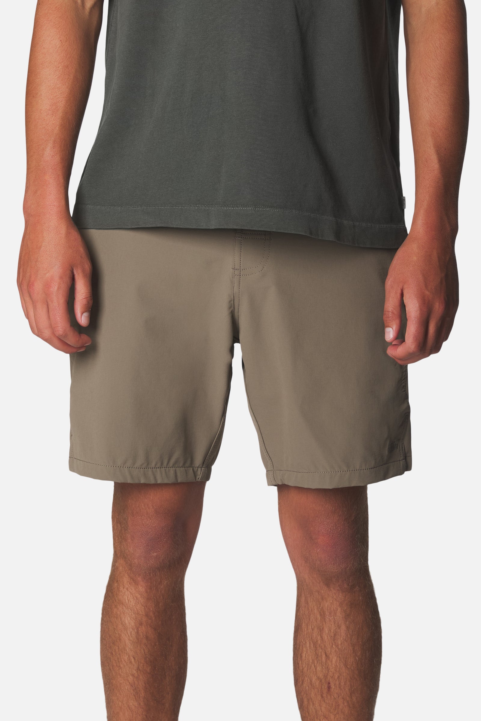 Katin su26 walkshorts otg wanderer hybrid short gravel on model front